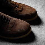 Pure Derby Shoe . Chocolate