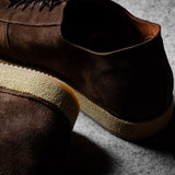 Pure Derby Shoe . Chocolate