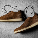 Pure Derby Shoe . Chocolate