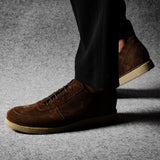 Pure Derby Shoe . Chocolate