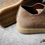 Pure Derby Shoe . Tobacco