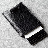 Push Card Case . Coal