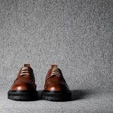 Alpine Derby Shoes . Chestnut