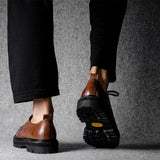Alpine Derby Shoes . Chestnut